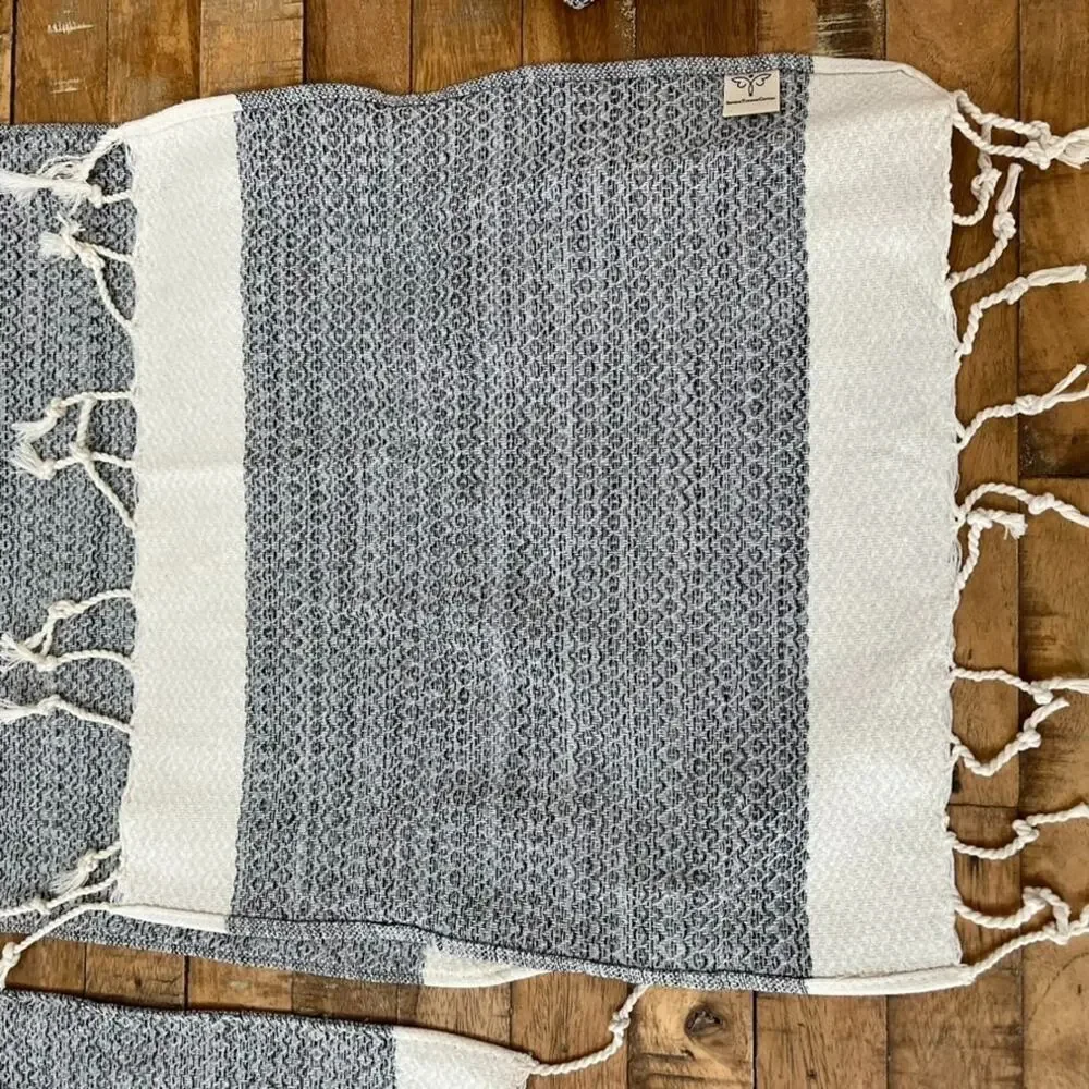 Smyrna Turkish Cotton Tassel Kitchen Dish Towels 13 x 13 6 Pack